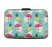 Lizzy | Credit Card Holder | Aluminium, FLAM 8 | Slim, 11x7.5cm, 6-Card Accordion, RFID Blocking | Blocks Scanning, Compact for Travel