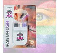 Lizzy® Deluxe Rainbow Flag Crayon Brush Face Paint (Asexual)
