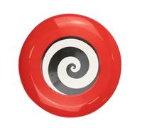 Lizzy Frisbee Flying Disc Easy to hold Outdoor Sports & Games for Kids and adults Suitable for all Levels of Play, Long and Stable Flights (Red)