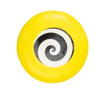 Lizzy Frisbee Flying Disc Easy to hold Outdoor Sports & Games for Kids and adults Suitable for all Levels of Play, Long and Stable Flights (Yellow)