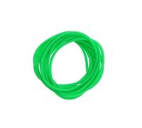 Lizzy | Gummie Bracelets Pack | 12 Neon Green Jelly Rubber Bangles | Lightweight, Stretchy, Comfortable | For 80s Fancy Dress, Party Bag Fillers, Friendship Wristbands