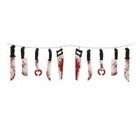 Lizzy Halloween Buntings Hanging Swirl Garland Banner - Spooky Party Decorations for Indoor & Outdoor | Halloween Banner Backdrop for Home, Garden, Office & Haunted Party