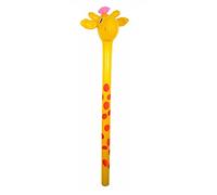 Lizzy INFLATABLE DINOSAUR JUNGLE ANIMAL STICKS Kids Birthday Party Toy LARGE 118 cm (Pack of 1, Giraffe)