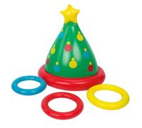Lizzy | Inflatable Ring Toss Game | One Size, MultiColour, Reusable Plastic | Includes Tree Hat & Ring, Lightweight, Easy to Inflate | Christmas Party Activity for Families