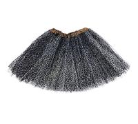 Lizzy Kids 3-Layered Tutu Skirt for Girls - Fancy Dress, Ballet, Dance, Halloween Costume | Soft Tulle Fabric with Elastic Waistband (UK, Age, 9 Years, 10 Years, Regular, Leopard Tutu)