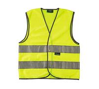 Lizzy Kids High Visibility Safety Vest Reflective Hi Vis Waistcoat Child Fluorescent Safety Jacket with Reflective Strips for Cycling Walking School Road Safety Outdoor Activities 7-9 Years
