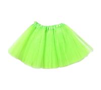 Lizzy Kids Neon Yellow 3 Layered Tutu Skirt Tulle Skirts Fancy Dress Halloween, Birthday Party, Photography Dance Tutu Elastic Waistband