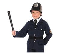 Lizzy® Kids Policeman Plastic stick & Hat - Book Day Fancy Dress Costume Accessories