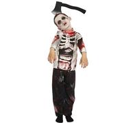 Lizzy Kids Zombie Boy Costume with Headband | Scary Halloween Fancy Dress Outfit with Shirt & Trousers | Boys Long Sleeve Zombie Costume for Parties & Trick-or-Treat (Medium / 7-9 Years)