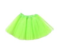 Lizzy Ladies Neon Yellow 3 Layered Tutu Skirt Tulle Adult Skirts Fancy Dress Halloween Hen Party Costume Accessory Lady Girls Women