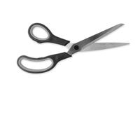 Lizzy | Large Scissor | 21.5CM, Black, Stainless Steel, Easy Grip Handle | Ergonomic, Durable, Multi-Purpose | for Sewing, Office, Craft, Fabric, Household Cutting Tasks