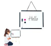 Lizzy Magnetic White Board Set with Dry Erase Marker, Eraser & 2 Magnets, 29.5 x 22.5 cm Whiteboard for Home, School & Office, Hanging Memo Board for Notes, Planning, Drawing & Reminders