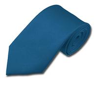 Lizzy Men's Necktie | Satin Skinny Tie | Slim Neckties For Men Solid Colour | Formal, Party,Wedding Neck Tie (Royal Blue)