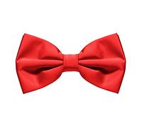 Lizzy Mens Pre Made BOW TIE Wedding Party Fancy Tartan Necktie Ties Burns Night (Red - 10 cm)