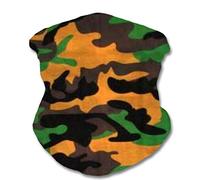 Lizzy Multi functional Head wear Bandana Face Cover | Unisex | One Size Fits Most | Face Cover Neck Tube Snood Scarf Reusable UK (Brown Wild Camo)