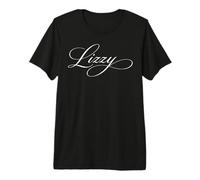 Lizzy Name Women Cute Black Wife Girl Girlfriend Elegant Liz Premium T-Shirt