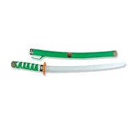 Lizzy | Ninja Toy Sword with Scabbard | 53cm, Green, Reusable Plastic | Lightweight, Safe for Kids, Assorted Colours | For Costumes, Roleplay, Imaginative Play