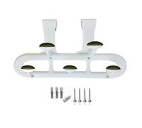 Lizzy Over the Door Hook with 5 Hangers | Non-Slip, Holds up to max 4kg | Shirt Hangers,Dress Coat Jacket Clothes Hangers Suitable for Bathroom, Bedroom, Kitchen (6)