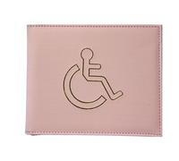 Lizzy Parking Disabled Badge Holders PU Leather Wallet Protector Blue Badge Timer Holder Protector Hologram (Baby Pink)