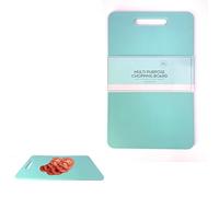 Lizzy Pastel Multi-Purpose Chopping Board | 38cm x 23.5cm | BPA Free Thick Chopping Board, Large Size, Easy Grip Handle, for Kitchen Slicing, Chopping and Cutting (1, Mint)