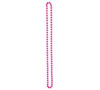 Lizzy | Pearl Bead Necklace | 120CM Long, Pink, Faux Pearl, Plastic | Vintage Flapper Style, Layered Wear, Reusable | 1920s Costume Accessory for Weddings, Parties