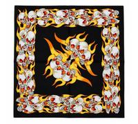 Lizzy Skull Design Multifunctional Bandana's Headwear Neckwear Neckerchief Cycling Cowboy Scarf Head Neck Gaiter - Mens Womens Multipack Assorted Men Hair Pirate Bandana