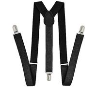 Lizzy Slim Adjustable Braces (Black)