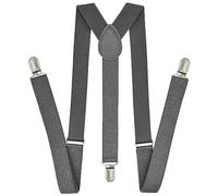 Lizzy Slim Adjustable Braces (Grey)