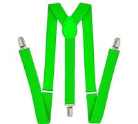 Lizzy Slim Adjustable Braces (Light Green)