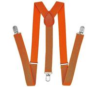 Lizzy Slim Adjustable Braces (Orange)