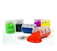 Lizzy Slime Barrels Toxic Waste Barrel O’ Slime 6 Assorted Neon Colours Kids Party Bag Favours Loot Bag Fillers Lucky Dip Favours Stocking Fillers for Boys and Girls (Large Barrel, 6, Piece)