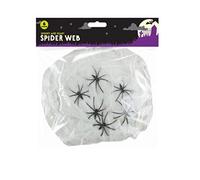 Lizzy Spooky And Scary Halloween Spider Web Decoration - Halloween Deco Accessory UK