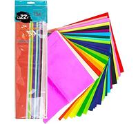 Lizzy, Tissue Paper Sheets Pack, 20 Sheets, 50cm x 66cm, Assorted Colours, 17gsm Paper | for Arts and Crafts, Wrapping, Creative Projects