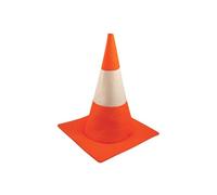 Lizzy Traffic Cone Hat (Adults) | Novelty Road Cone Stag & Hen Night Theme Party Fancy dress Costume accessory Mens & womens Unisex Orange & White Hat