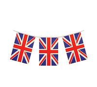 Lizzy Union Jack Bunting | Union Jack Flag Bunting Royal Events Street,Pub, Office Events Party Decor (4m 11 flag Union Jack Bunitng)