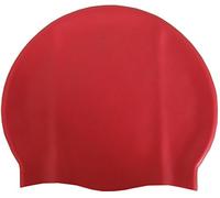 Lizzy Unisex Silicone Adults Swim Cap (Red)
