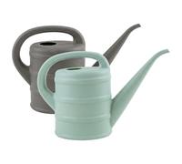 Lizzy Watering Can 2 Pack 1.8L Garden Watering Can with Long Spout Lightweight Plastic Plant Watering Jug for Indoor Outdoor Plants Flowers Seedlings Easy Pour Ergonomic Handle Design