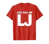 LJ First Name Nickname - Just Call Me LJ Initials T-Shirt