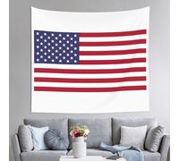 LJABCVNN American Flag Print Polyester Tapestry, Indoor Outdoor Wall Decor For Bedroom, Garden, Picnic