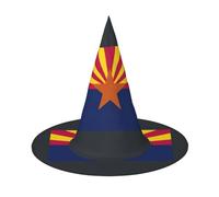 LJABCVNN Arizona State Flag Print Halloween Witch Hat For Halloween Party, Carnival, A Must Have Costume Accessories
