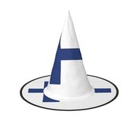 LJABCVNN Finnish Flag Print Halloween Witch Hat For Halloween Party, Carnival, A Must Have Costume Accessories
