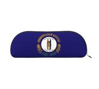 LJABCVNN Kentucky State Flag Print Pencil Bag for Boys & Girls for School Office Travel, Back to School Present