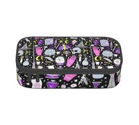 LJABCVNN Magic Witch Witchcraft Bohemian Drawing Print Multi-Functional Pencil Case, Stationery Organizer Box for Men and Women