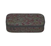 LJABCVNN Programmer Programming Code Print Multi-Functional Pencil Case, Stationery Organizer Box for Men and Women