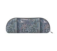 LJABCVNN Silver Fish Scale Print Pencil Bag for Boys & Girls for School Office Travel, Back to School Present