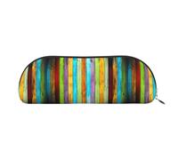 LJABCVNN Vertical Planks in Carpentry Oak Timber Print Pencil Bag for Boys & Girls for School Office Travel, Back to School Present