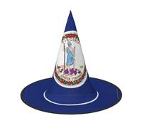 LJABCVNN Virginia State Flag Print Halloween Witch Hat For Halloween Party, Carnival, A Must Have Costume Accessories