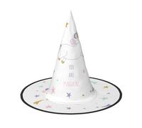LJABCVNN You Are Magical Print Halloween Witch Hat For Halloween Party, Carnival, A Must Have Costume Accessories
