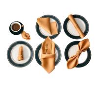 LJAYNJC Cloth Napkins 12Pcs 30X30cm Satin Table Napkin Soft Wedding Banquet Square Table Napkins Dinner Party Decoration(1)