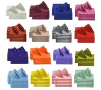 LJAYNJC Cloth Napkins 50pc Square 30x30cm Satin Elegant Satin Napkins For Wedding Graduation & Dinner Parties Restaurant Coffee/Cake Tea Towel(Silver Gray)